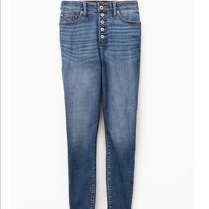 Sky High Skinny Jean With Button Fly